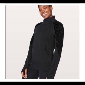 Lululemon Floral Flock Embroidered Pullover